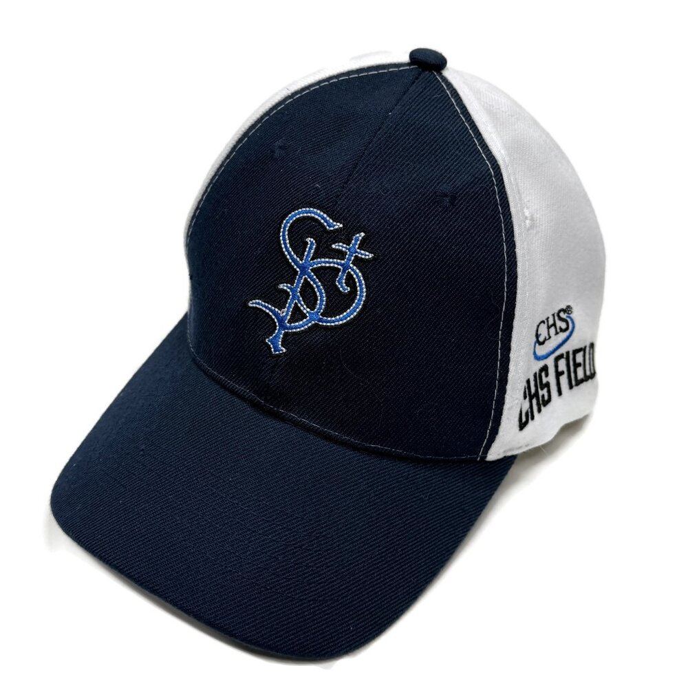 St Paul Saints Hat‎ Cap Baseball Milb Minor League White Blue CHS Field